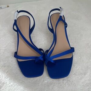 Boden Satin Low-Heeled Sandals size 39